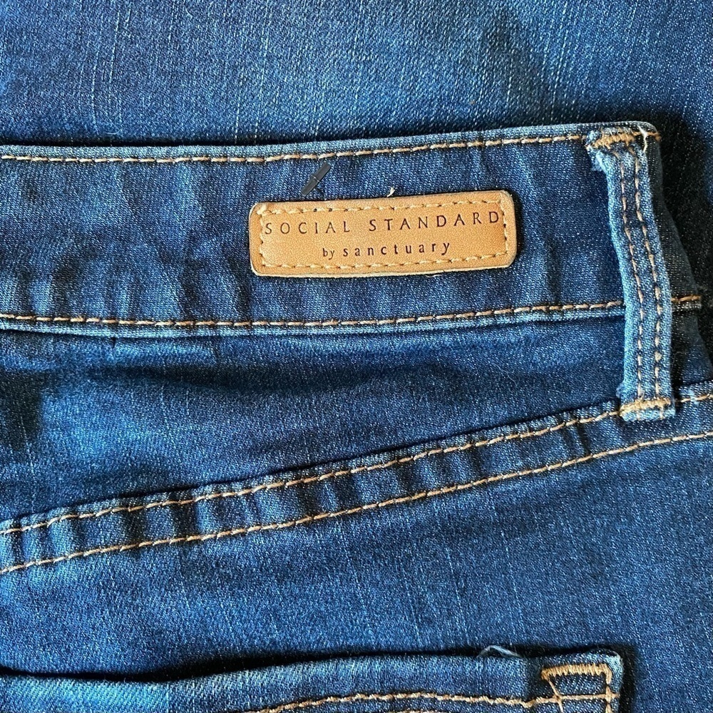 Social Standard by Sanctuary woman's size 6/28 high rise skinny denim jeans - Picture 6 of 7